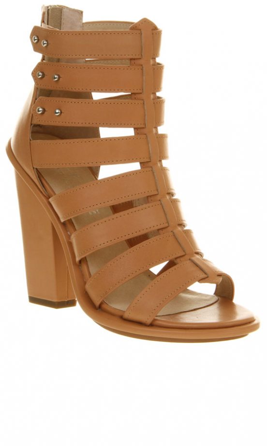 Office Gladiator Tan Sandal, £75