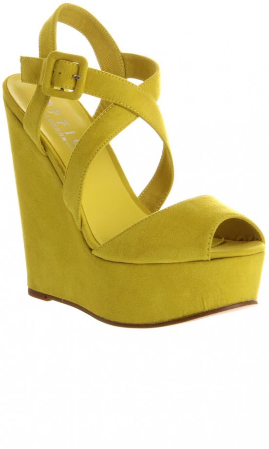 Office Yellow Wedges, £50