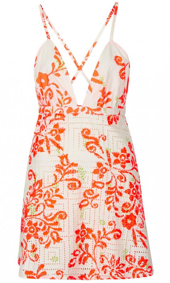 Topshop Tangerine Cover Up, £30