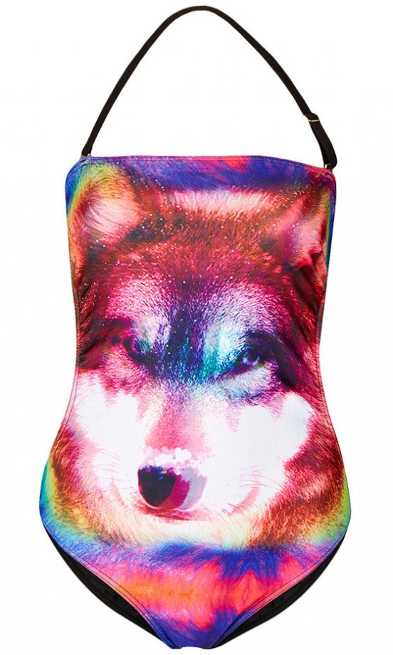 Topshop Wolf Swimsuit, £34