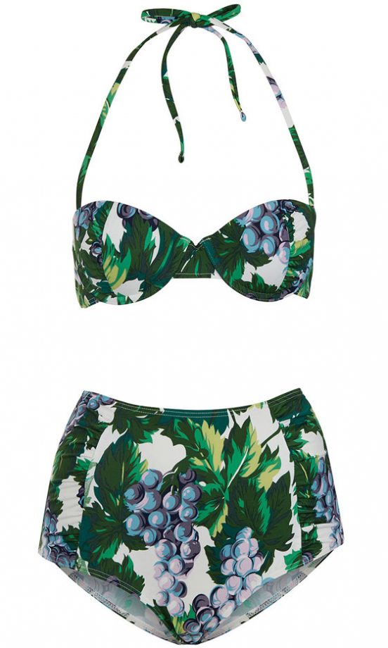 Topshop Grape Print Bikini, £34