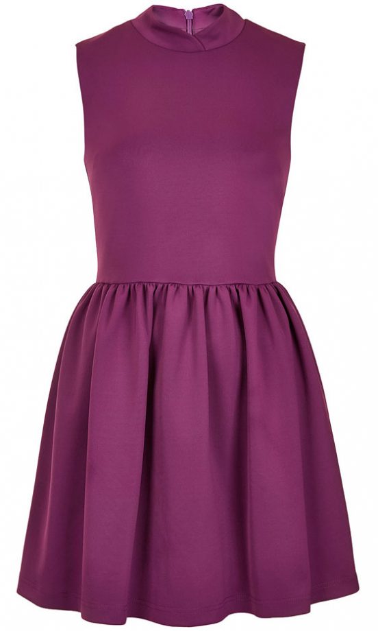 Topshop High Neck Skater Dress, £38