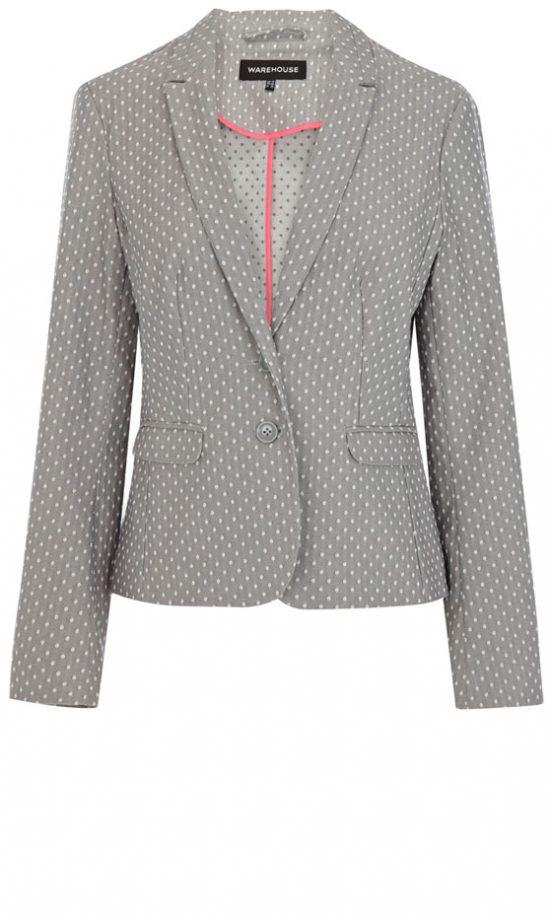 Warehouse Spot Jacquard Blazer, £50