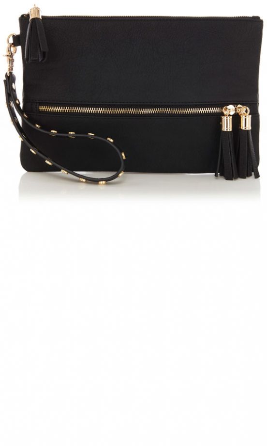 Warehouse Tassel Zip Clutch, £24