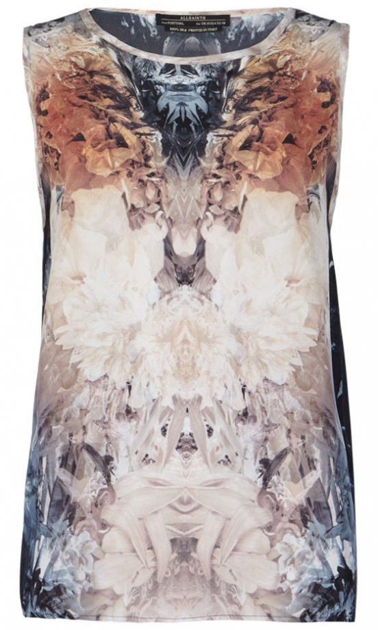 All Saints Mirror Printed Vest Top, £98