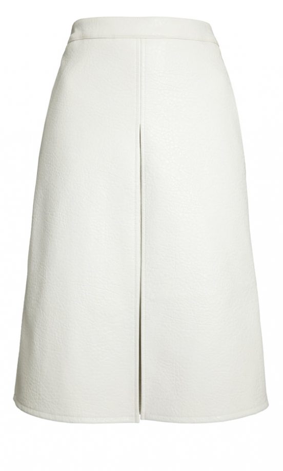 Asos Spring 2013 White Faux Leather Skirt, £40