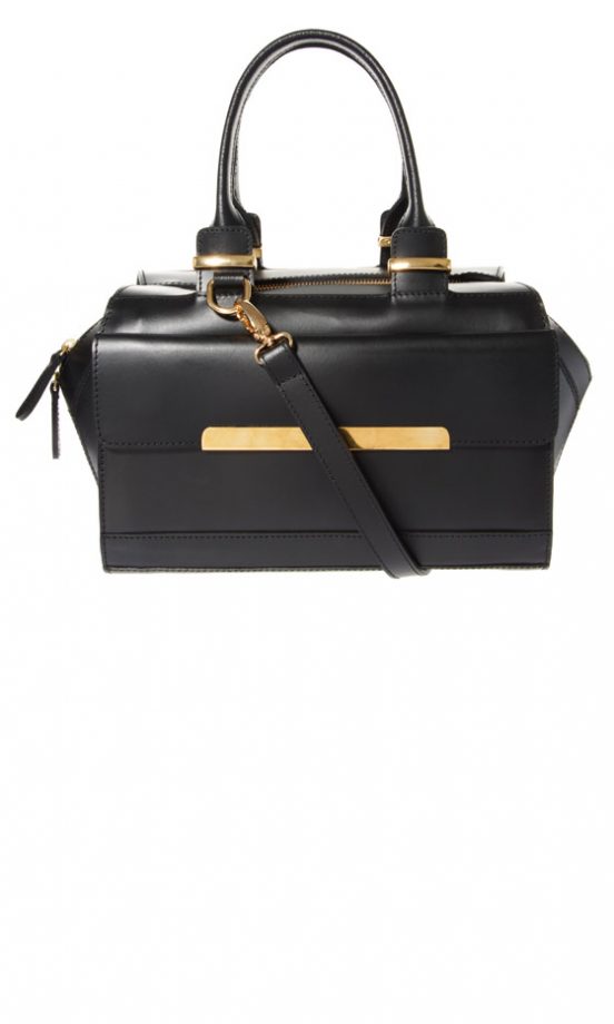 Asos Spring 2013 Black Leather Bag, £75