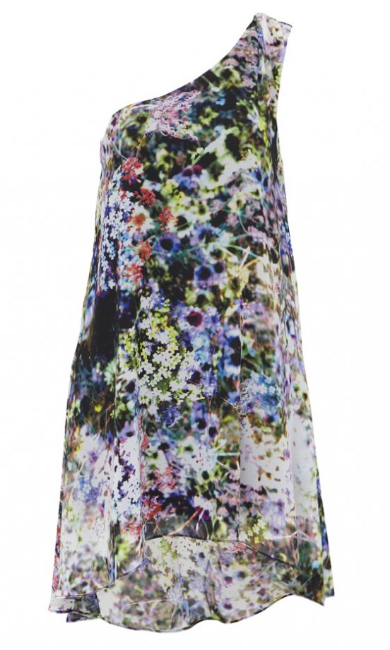 Asos Spring 2013 Floral One Shoulder Dress