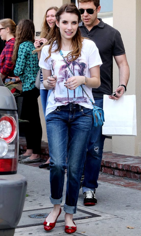 Emma Roberts Looks Effortless Whilst Out In LA, 2013