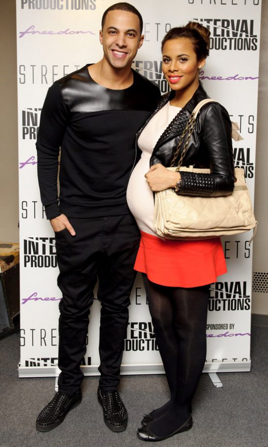 Rochelle Wiseman And Marvin Humes At 'Streets: A New Kind of Musical' VIP Night, 2013