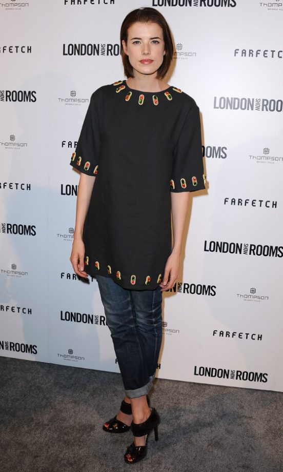 Agyness Deyn At The British Fashion Council Opening Party In LA, 2013