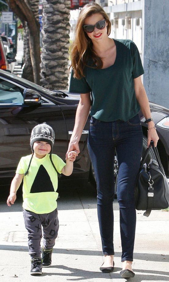 Miranda Kerr And Flynn Bloom Out In LA, 2013