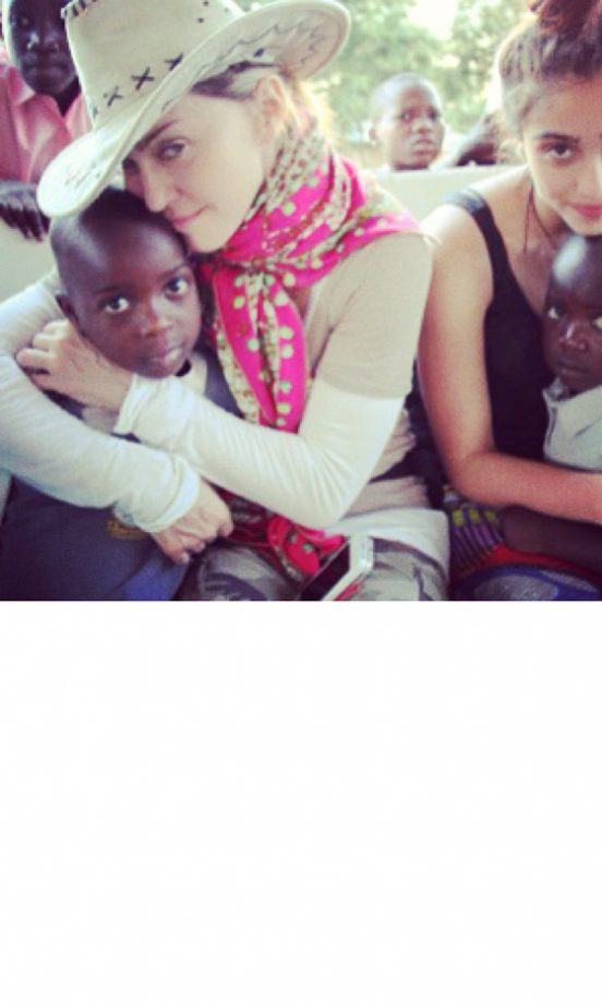 Madonna And Daughter Lourdes In Africa