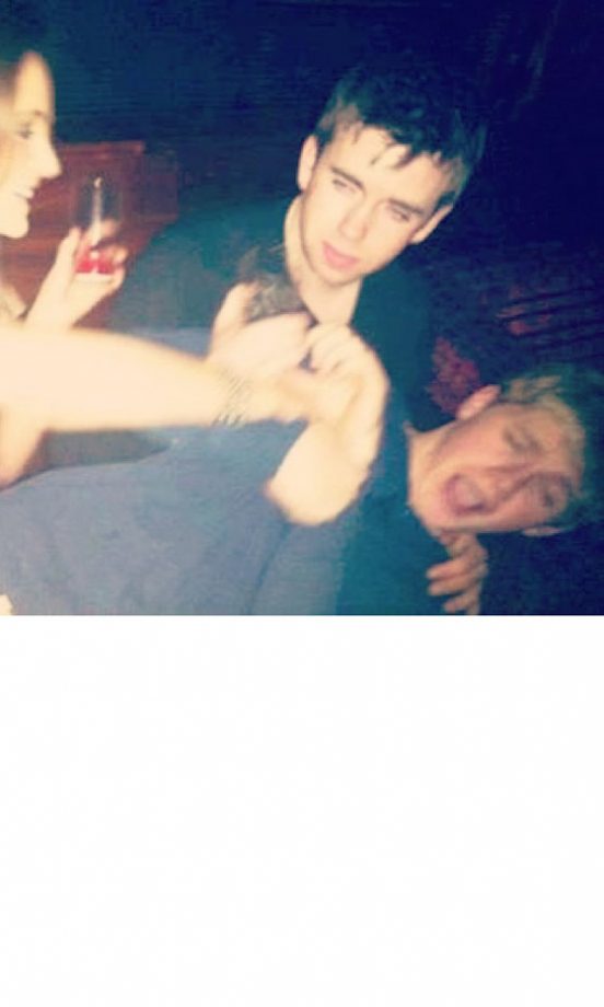 Niall Horan Having A Laugh With His Mates
