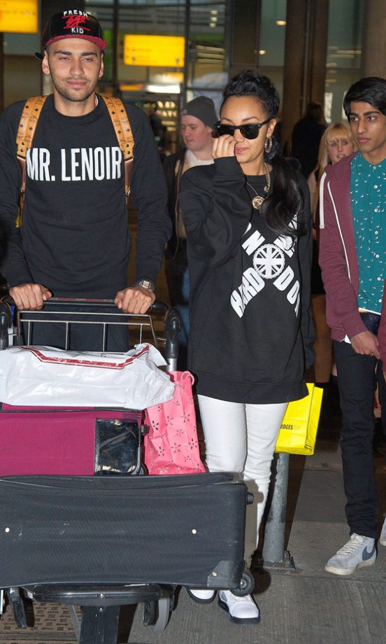 Little Mix Arrive Back In London Heathrow, 2013