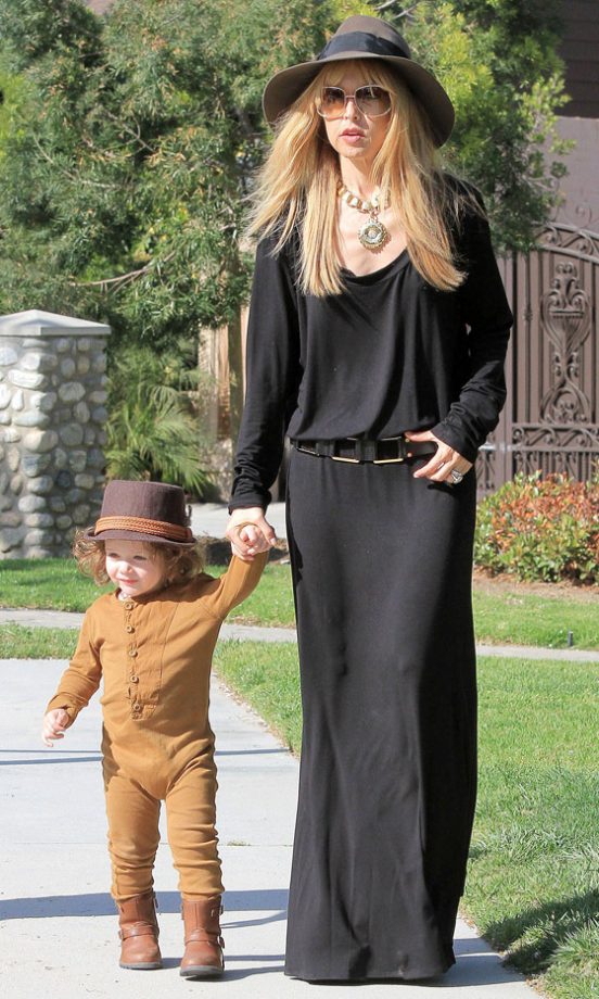 Rachel Zoe Out With Her Son Skylar In LA, 2013