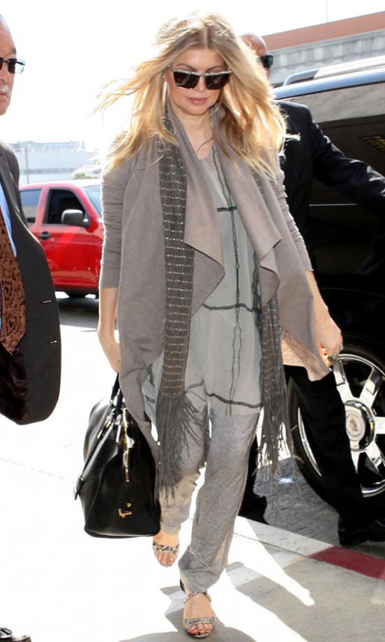 Fergie At LAX Airport, 2013