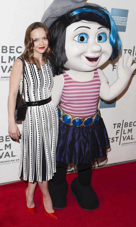 Christina Ricci At The Smurfs 2 Film Premiere At Tribeca Film Festival, 2013
