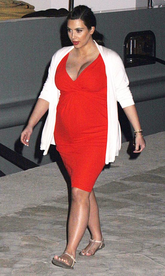 Kim Kardashian Holidaying In Mykonos With Her Family, 2013
