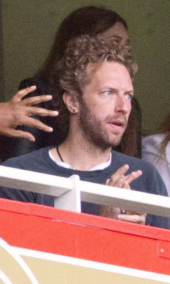 Chris Martin (Sat With Jay-Z) At The Arsenal Match, 2013