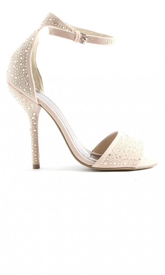 Missguided Nude Studded Shoes, £32.99