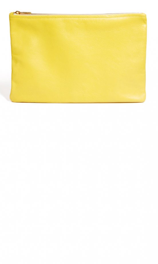 American Apparel Leather Clutch Bag, £48