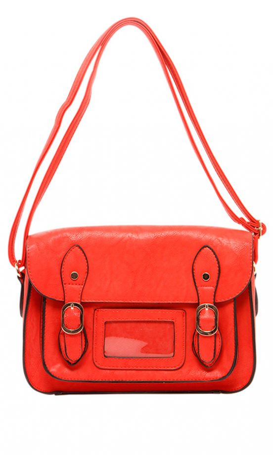 Boohoo Red Satchel Bag, £20