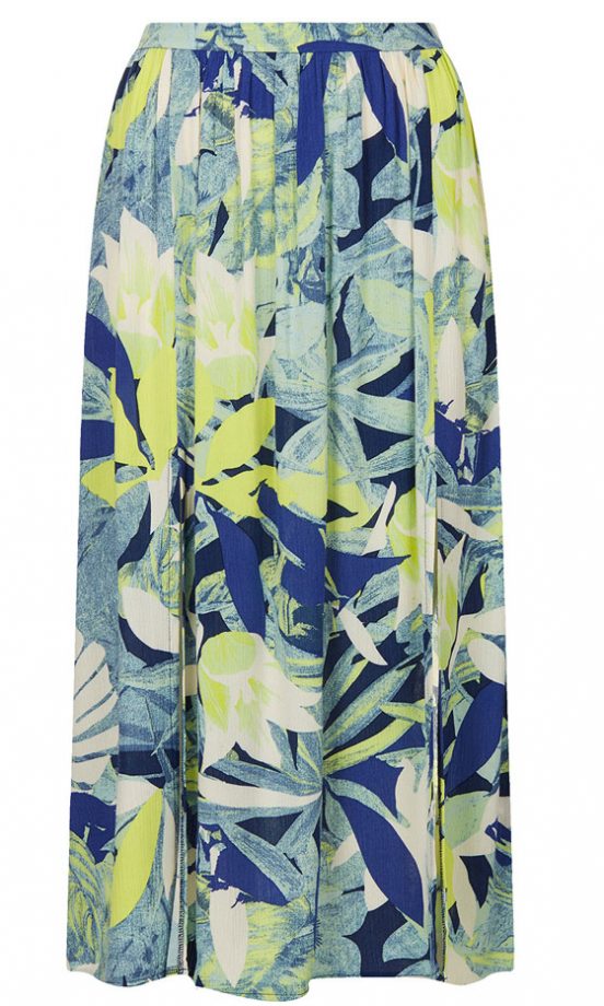 Topshop Grass Print Midi Skirt, £35