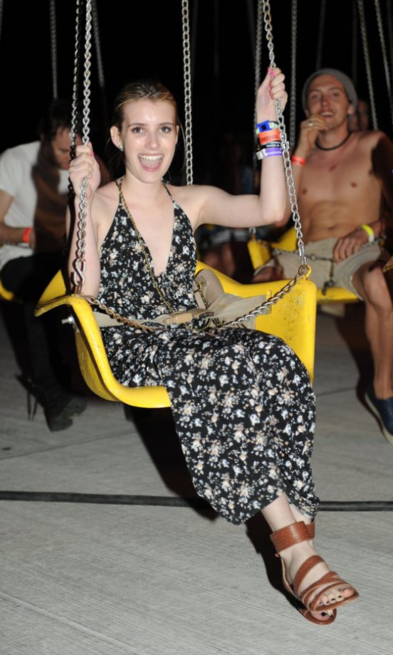 Emma Roberts At Coachella Festival, 2011