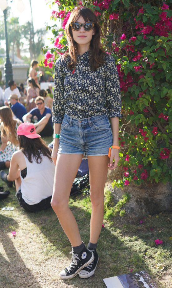 Alexa Chung At Coachella Festival, 2013