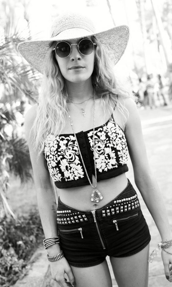 Chelsea Leyland At Coachella Festival, 2013