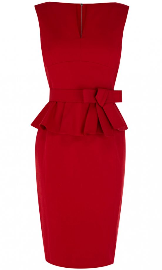 Karen Millen Peplum Dress, £175