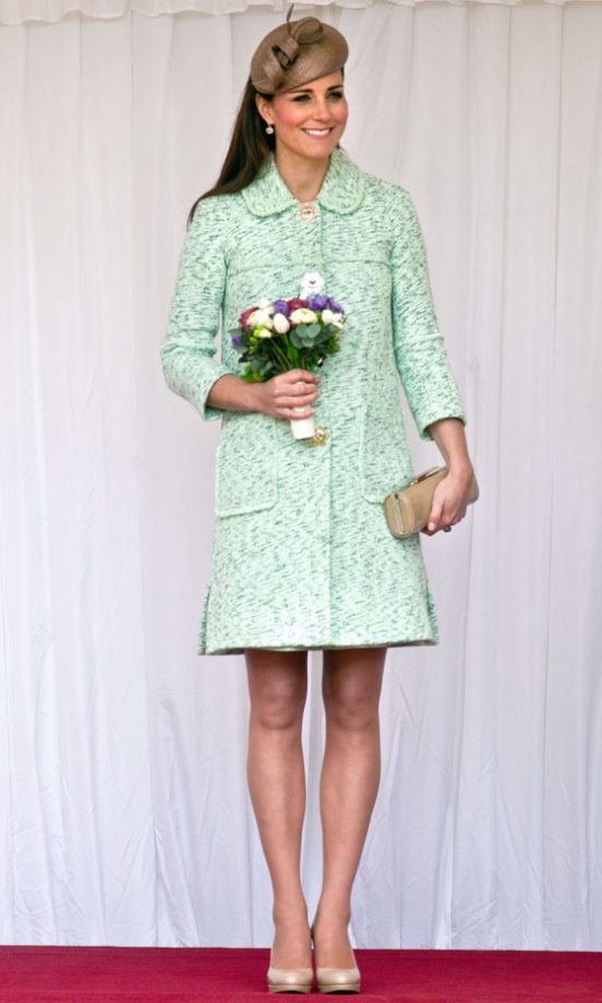 Kate Middleton, Duchess Of Cambridge, At The National Review of Queen's Scouts At Windsor Castle, 2013