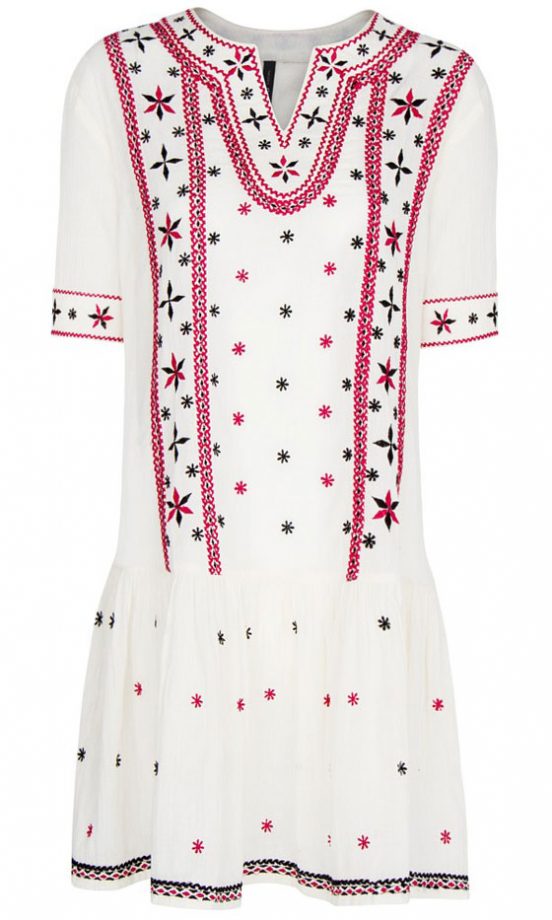 Mango Embroidered Dress, £34.99