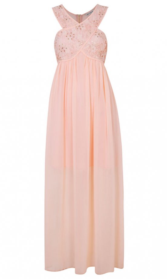 Miss Selfridge Pink Maxi Dress