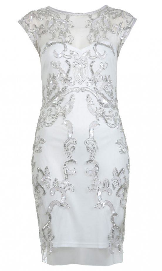 Miss Selfridge Embellished Bodycon Dress