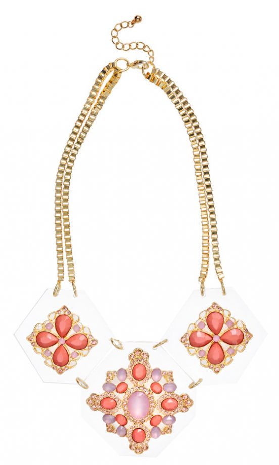 Miss Selfridge Perspex Necklace