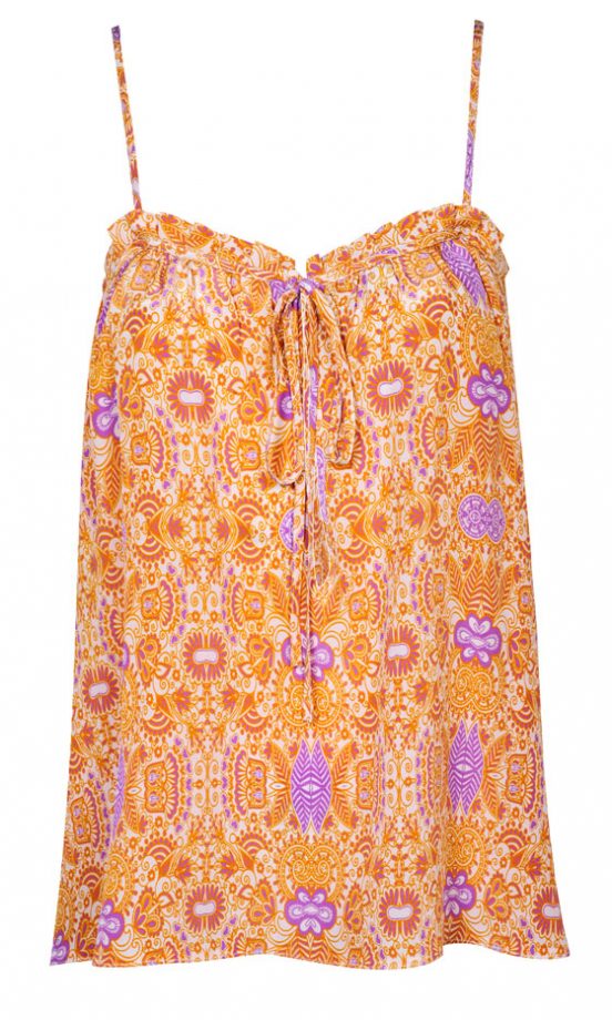 Miss Selfridge Printed Strap Top
