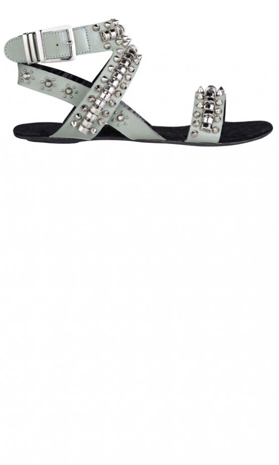 Miss Selfridge Grey Strap Sandals