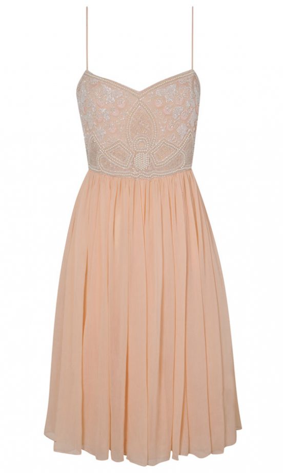 Miss Selfridge Peach Dress