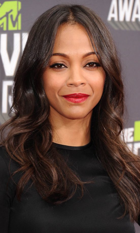 Zoe Saldana At The MTV Movie Awards, 2013