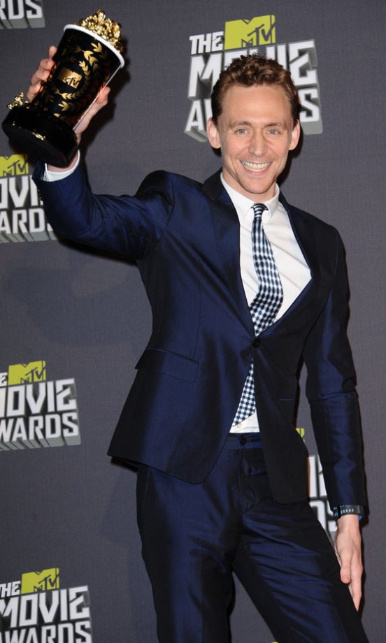 Tom Hiddleston At The MTV Movie Awards, 2013