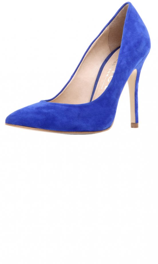Office Blue Suede Court Shoes, £58