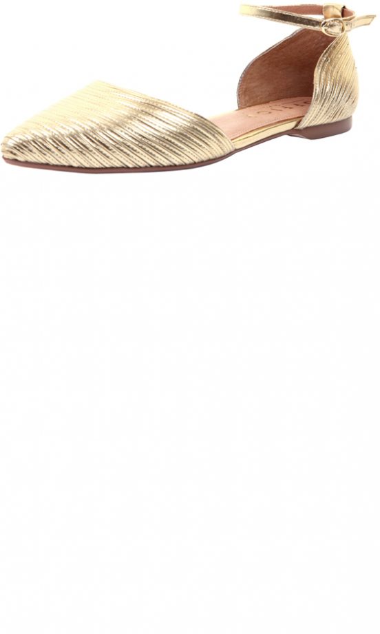 Office Gold Ankle Strap Sandals, £45