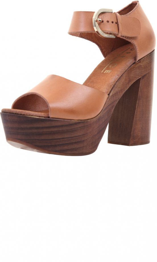 Office Wooden Platform Sandals, £68