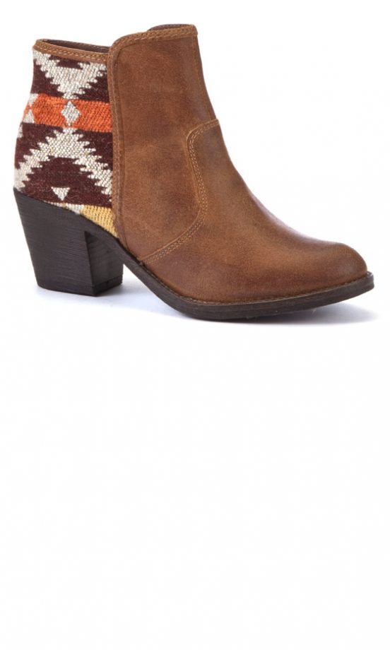 New Look Tribal Leather Boots, £59.99