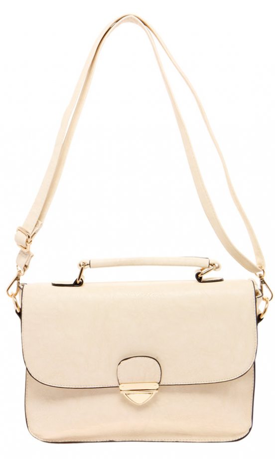 Boohoo Cream Satchel Bag, £20