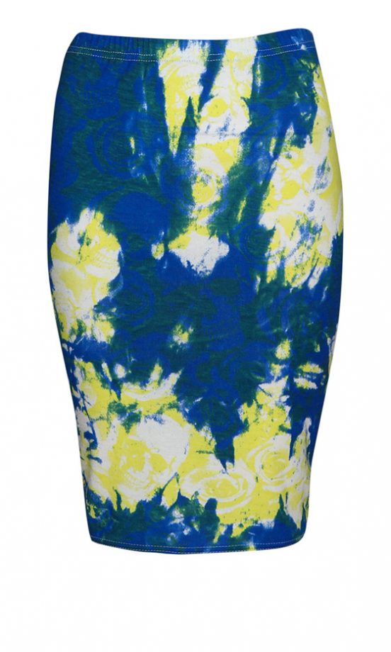 Boohoo Tie-Dye Pencil Skirt, £10