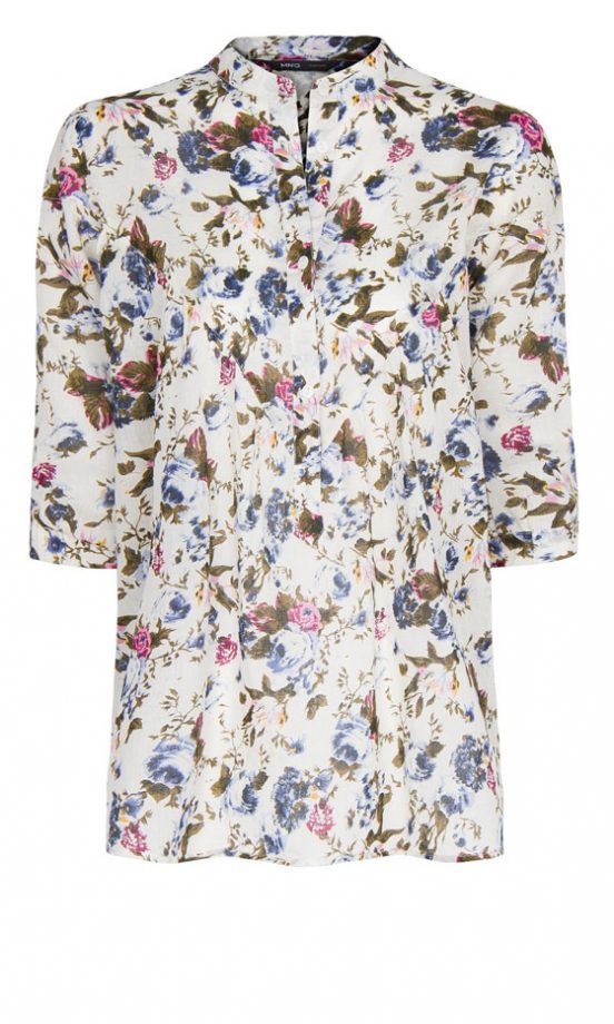 Mango Floral Print Blouse, £17.99
