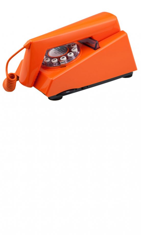 Oliver Bonas Orange Telephone, £36